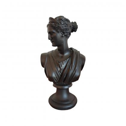 Artemis Diana Bust Statue - Handmade Alabaster..