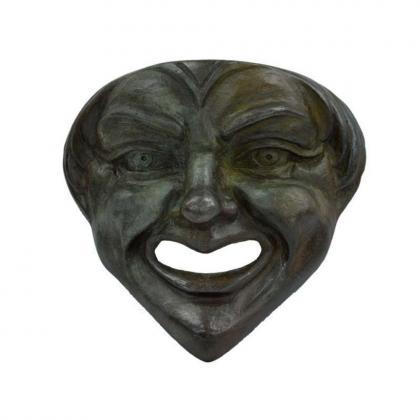 Ancient Greek Comedy Mask Sculpture - Greek..