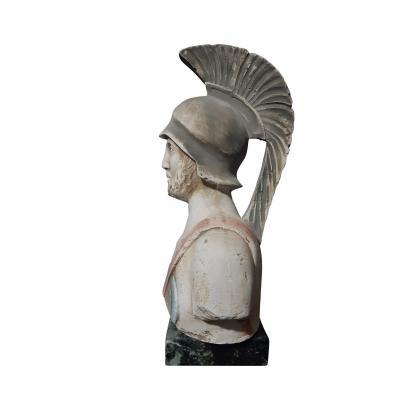 Ares Statue Greek God Handmade Bust Head Sculpture..
