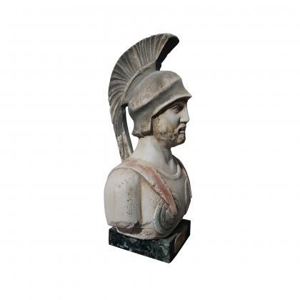 Ares Statue Greek God Handmade Bust Head Sculpture..