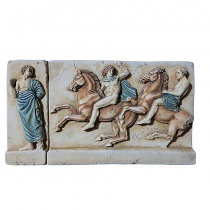 East Frieze Of The Parthenon Wall Sculpture Greek..