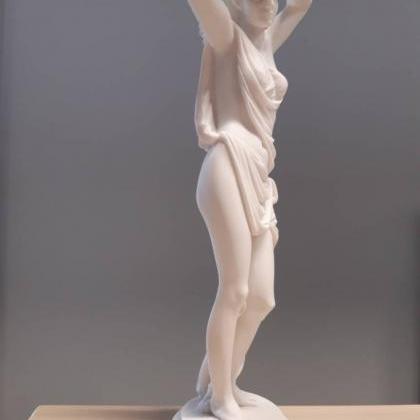 Nude Woman Sculpture Ancient Greek Alabaster..