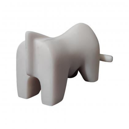 Cycladic Bull Statue Made Of Alabaster