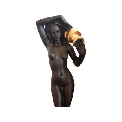 Nude Woman Statue Carrying Hydria Water Jar -..