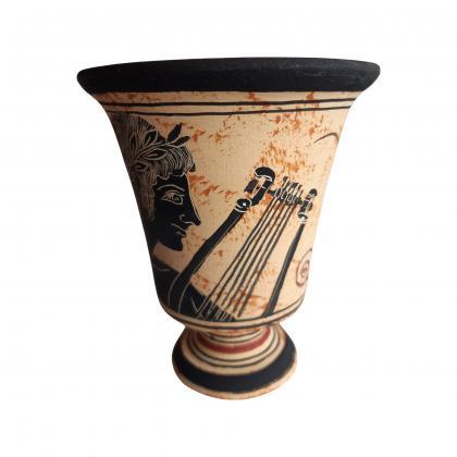 Pythagoras Cup Ceramic Terracotta - Apollo God