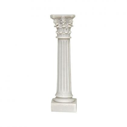 Ancient Greek Corinthian Order Column Sculpture..