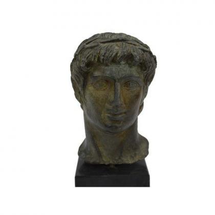 Apollo Greek Roman God Bust Head Sculpture..