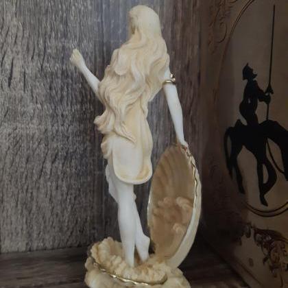 Aphrodite Greek Goddess Statue Handmade Alabaster..