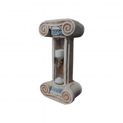 Hourglass Sculpture Ancient Greek Ionic Order..