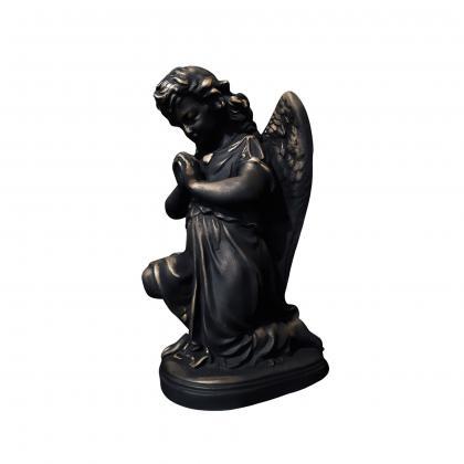 Angel Praying Statue Made Of Alabaster