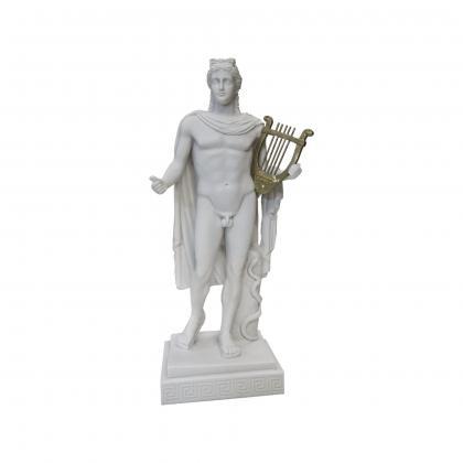 Apollo Greek Roman God Statue Holding His Lyre -..