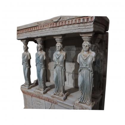 The Caryatid Porch Erechtheion Statue Temple..