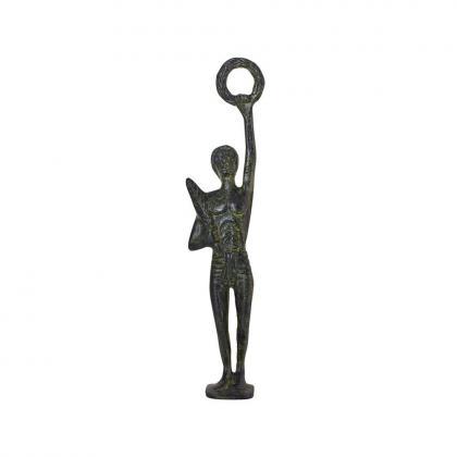 Greek Olympic Champion Solid Bronze Sculpture..