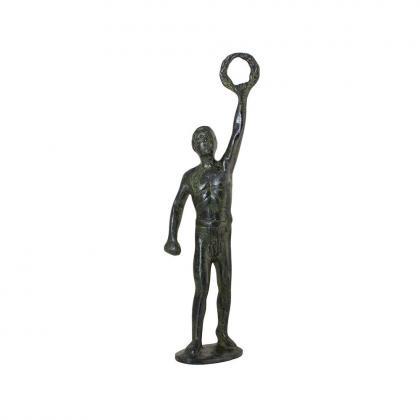 Olympic Champion Solid Bronze Sculpture (ancient..