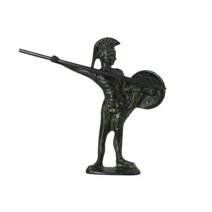 Achilles Sculpture Solid Bronze Ancient Greek..