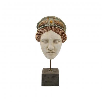 Hera Goddess Mask Bust Statue Greek Mythology..