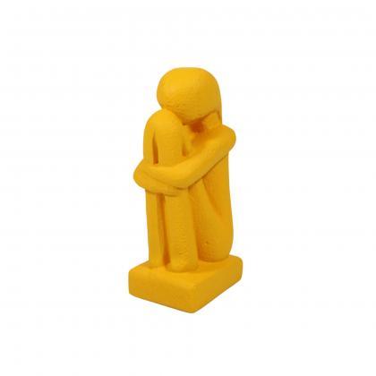 Cycladic Idol Thinker Statue 15.50cm
