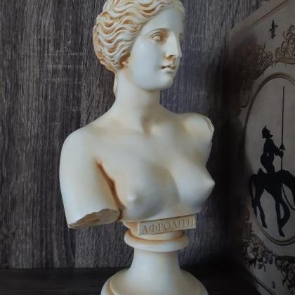 Aphrodite Venus Bust Statue 21cm - 8.27 Inches