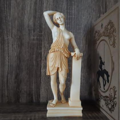 Artemis Diana Goddess Statue Made Of Alabaster