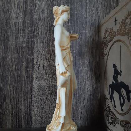 Hebe Goddess Statue Made Alabaster