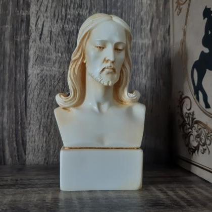 Set Jesus Christ And Mary Mother Bust Statue Made..