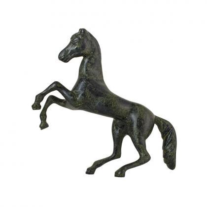 Solid Bronze Horse Sculpture Handmade Hand Painted..
