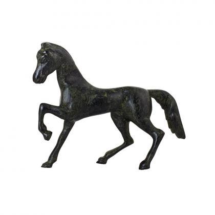 Solid Bronze Horse Sculpture Handmade Hand Painted..