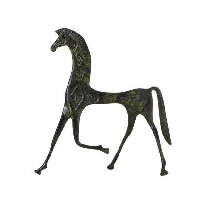 The Ancient Greek Horse Of Mycenea Sculpture..