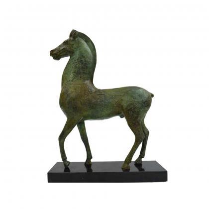 42cm - Horse Sculpture Ancient Greek Museum..