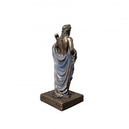 Apollo God Mini Statue Bronze Sculpture 9cm -..