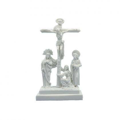 The Crucifiction Of Jesus Sculpture Marble..