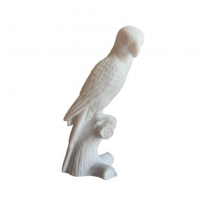 Parrot Statue Alabaster