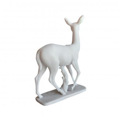 Deer Statue Alabaster