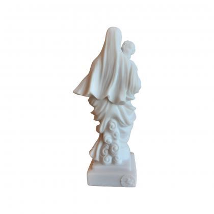 Mary Mother Holding Baby Jesus Sculpture Handmade..
