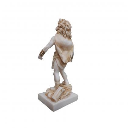 Hercules Statue Greek Mythology Alabaster Handmade..