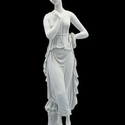 Kore (maiden) Sculpture Ancient Greek Roman Marble..