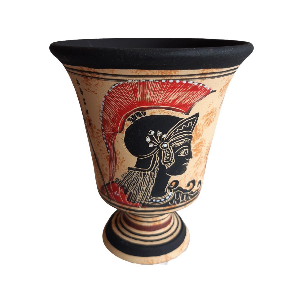 Pythagoras Cup Ceramic Terracotta - Ares God