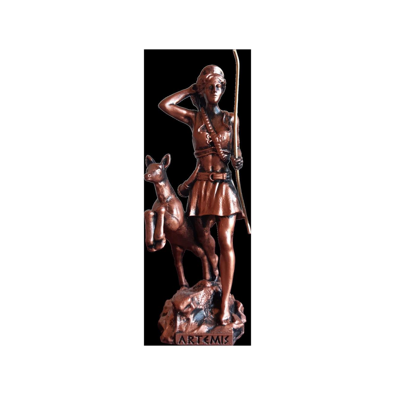 Artemis Statue Greek Mythology Goddess Handmade Sculpture