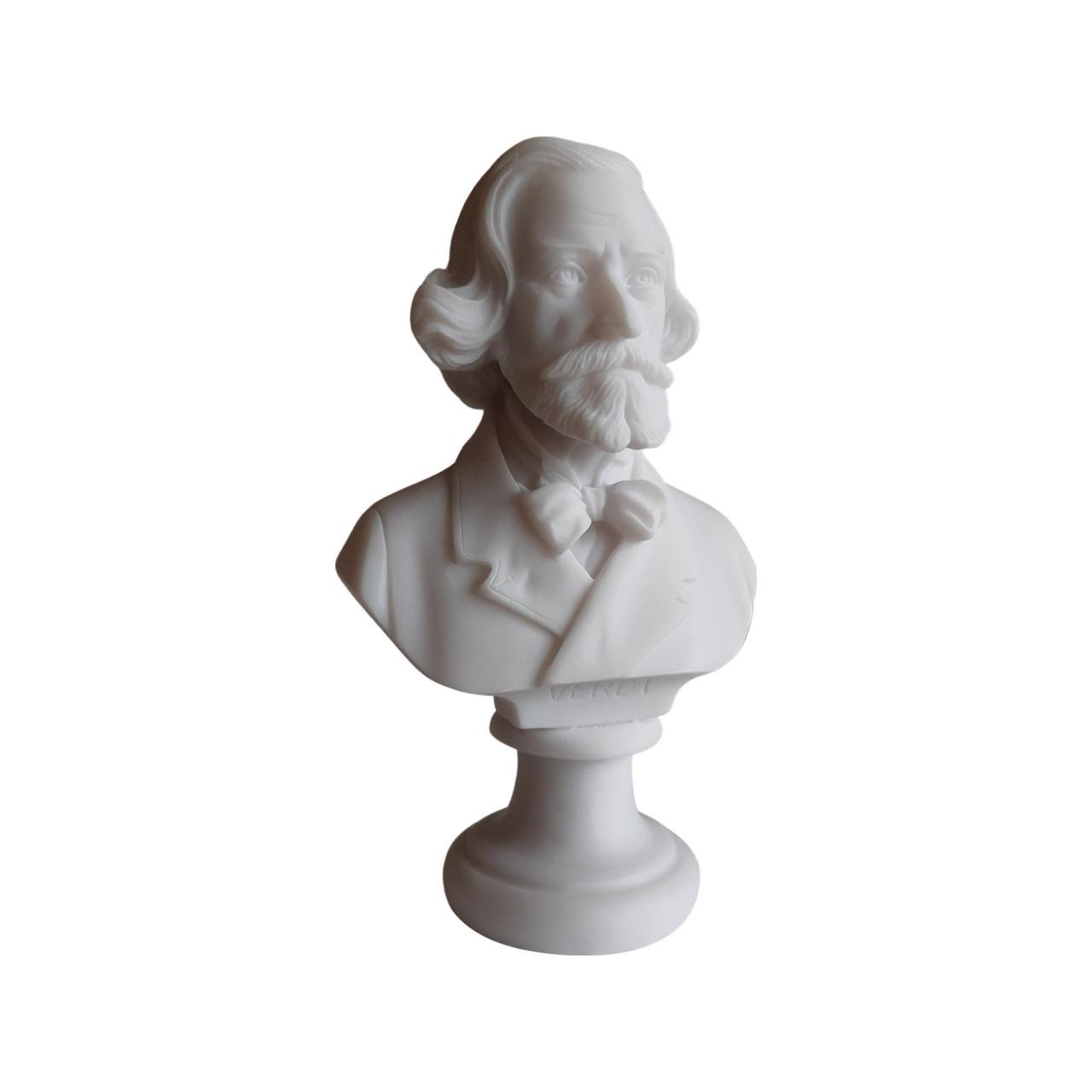 Giuseppe Fortunino Francesco Verdi Bust Head Statue