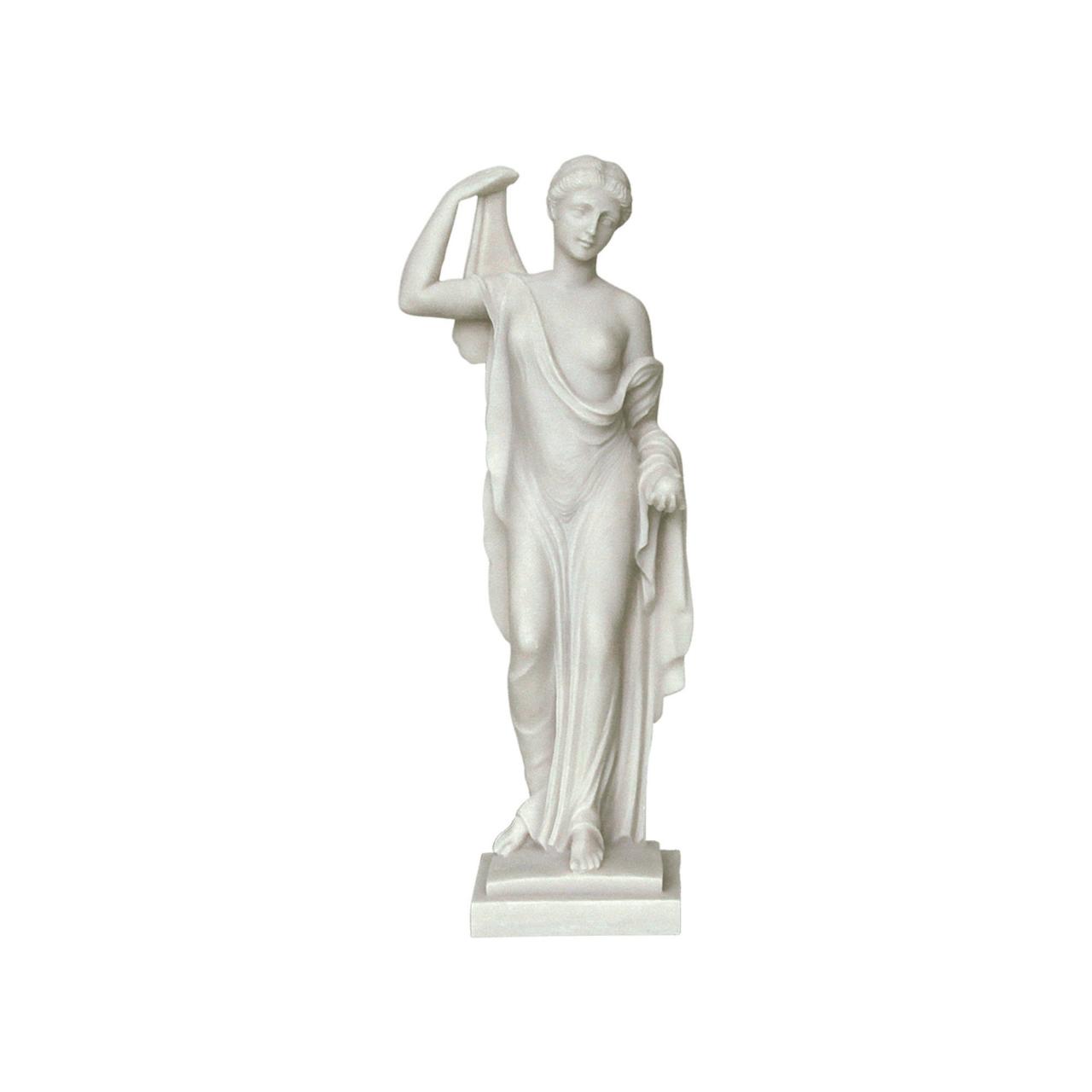 Nude Greek Erotic Female Sculpture Alabaster Handmade Statue 25cm