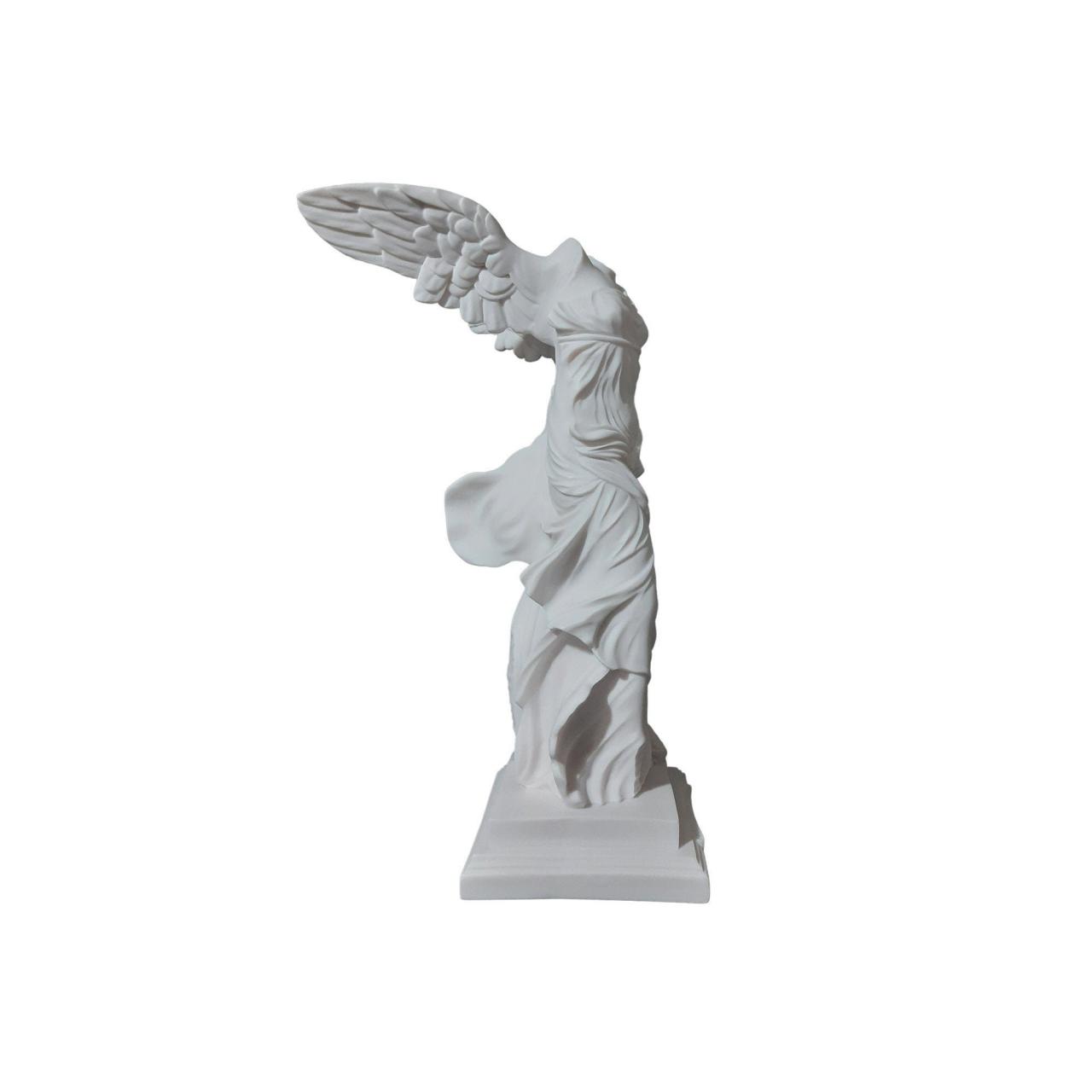Nike Winged Victory Of Samothrace Replica Louvre Museum Sculpture Marble Handmade Statue 63cm