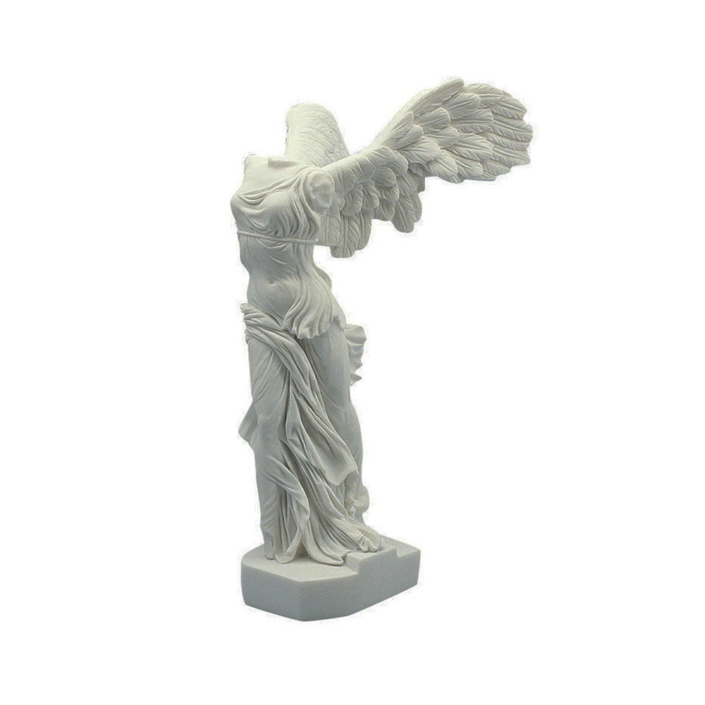 Nike Winged Victory Of Samothrace Replica Louvre Museum Sculpture Marble Handmade Statue 20cm