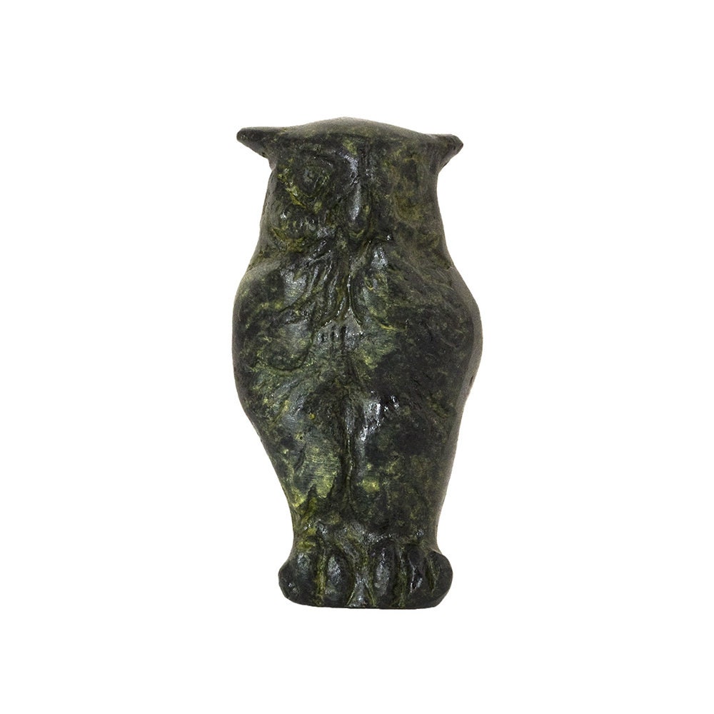 Ancient Greek Bronze Owl The Symbol Of Wisdom Greek Handmade Figurine Classical Craft Statue 4cm