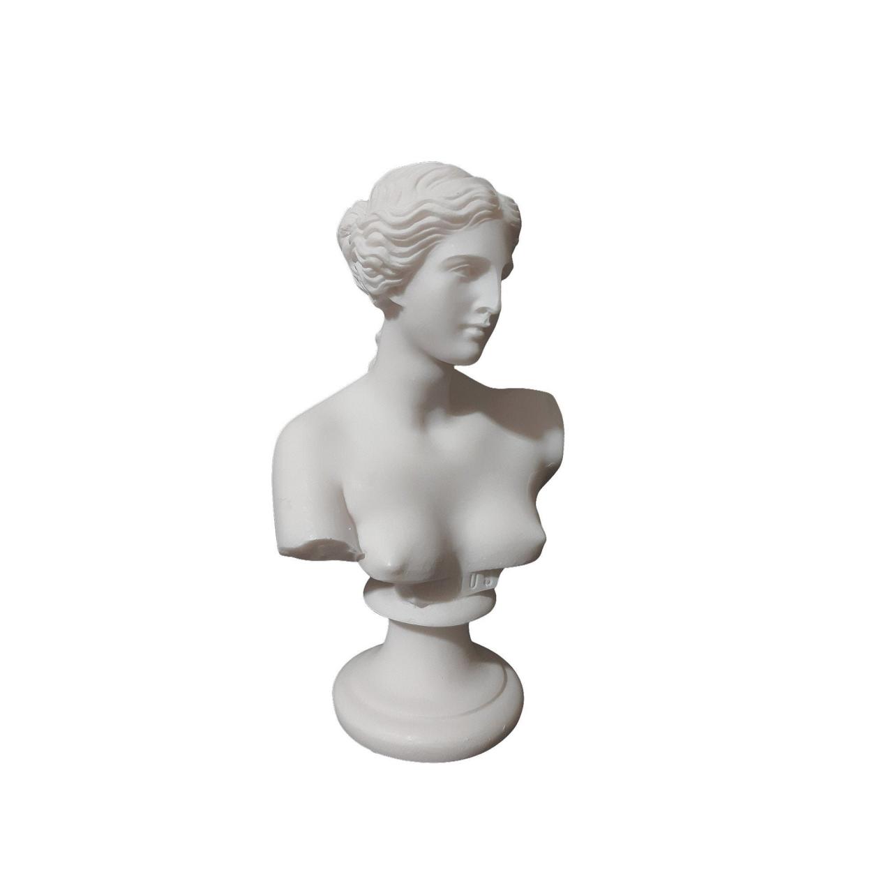 Venus Aphrodite Greek Roman God Bust Sculpture Greek Handmade Statue 15cm