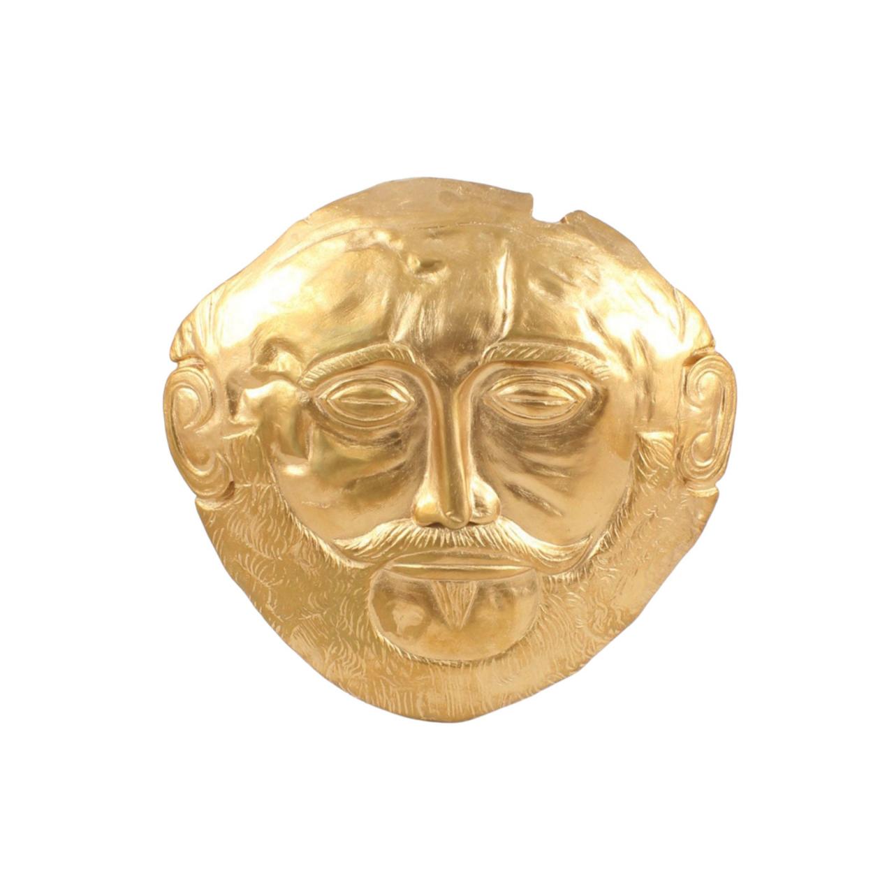 Agamemnon King Bas Relief Wall Mask Plaster Sculpture