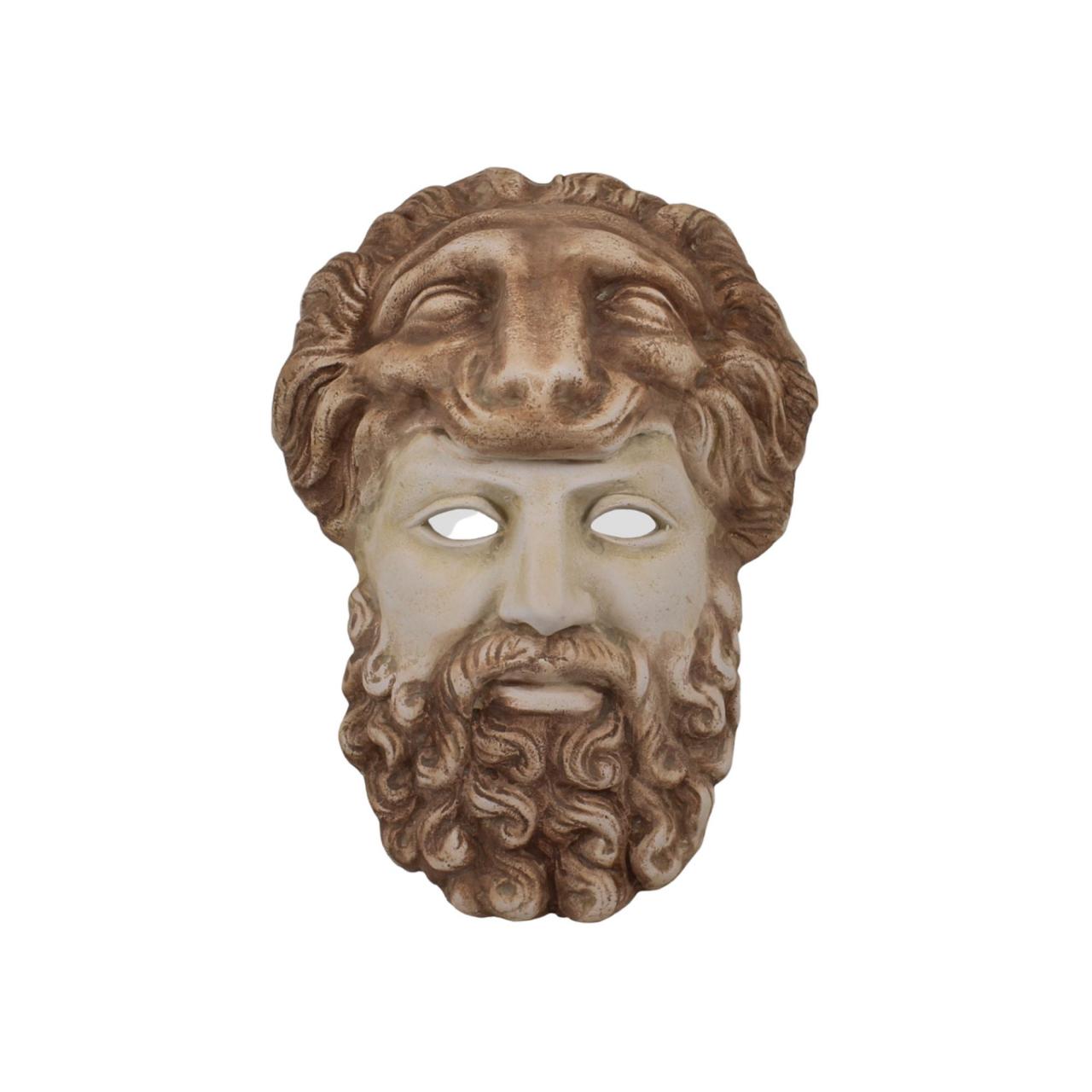 Hercules Demigod Bas Relief Wall Mask Plaster Sculpture