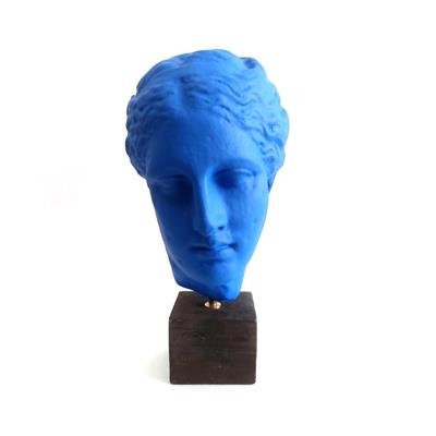 Hygieia Goddess Statue Greek Mythology Bust Head Sculpture Pop Art
