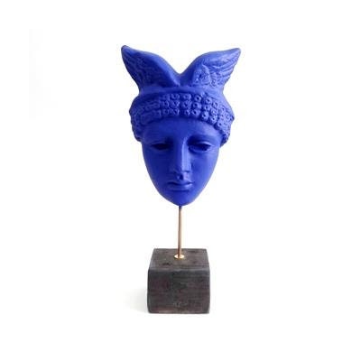Hermes God Statue Plaster Ancient Greek Handmade Mask