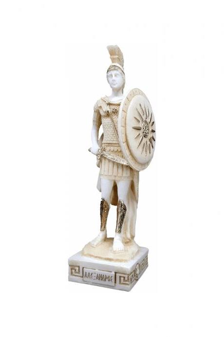 Alexander The Great Statue Greek Sculpture Alabaster 23.50cm