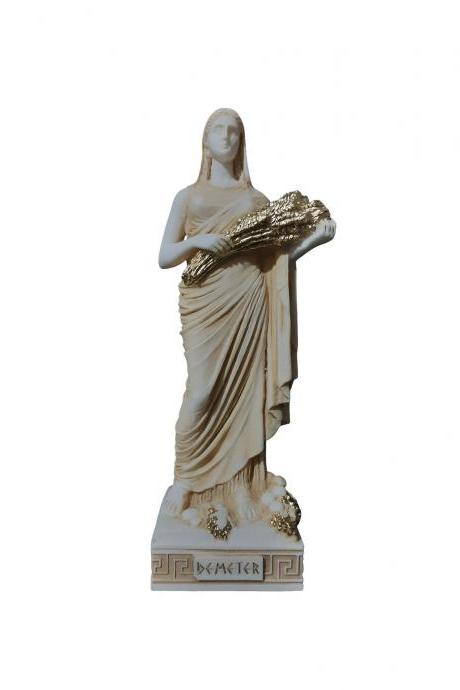 Demeter Goddess Statue Made Of Alabaster